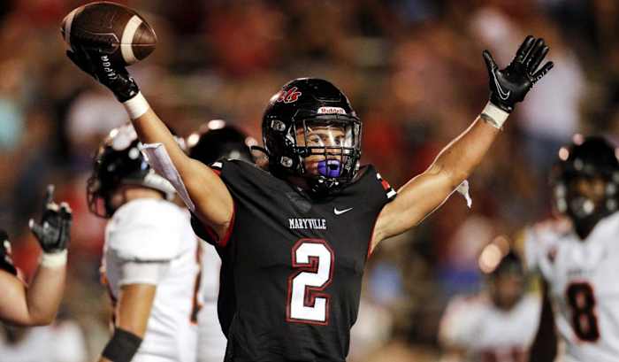 Noah Vaughn, Maryville football